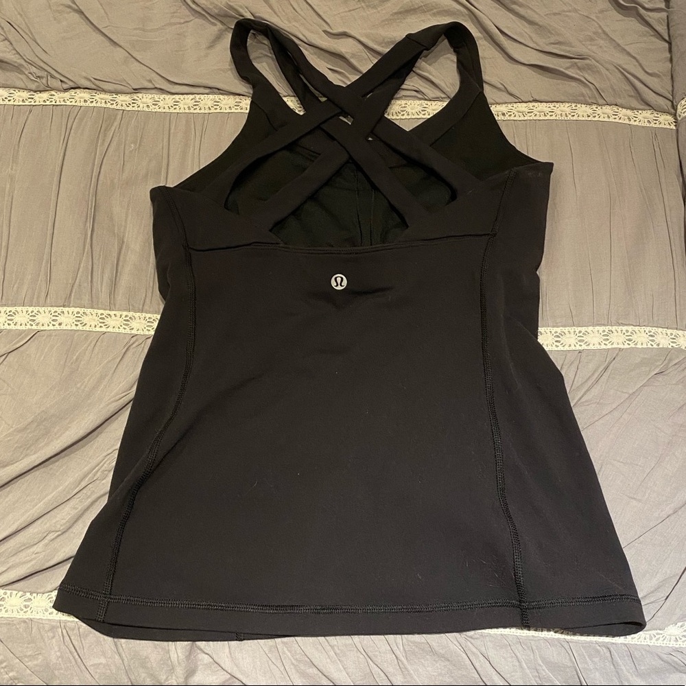 Lululemon Double Strap Criss-Cross Tank